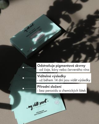 Bělící pásky My White Secret jsou skvělým doplňkem vaší péče o zuby. 💖 Jednoduché použití, které vám přinese rychlé a...